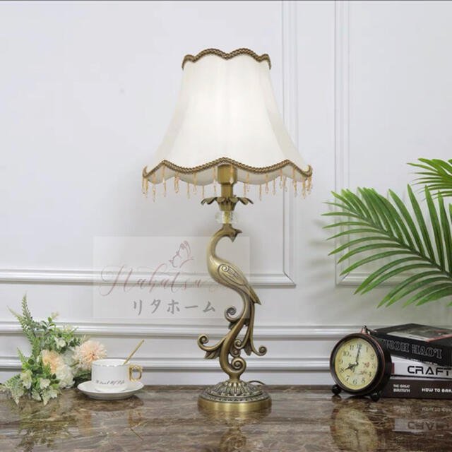 照明スタンドライト テーブルランプ デスクライト 高級卓上ステンドの通販は 97,713円