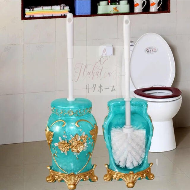 トイレブラシ掃除セット ．トイレ用品 ．トイレブラシ立て 便器ブラシ