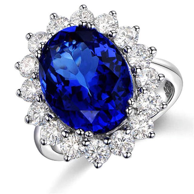 高級感 キラキラデザインリング 豪華指輪 ダイヤモンド