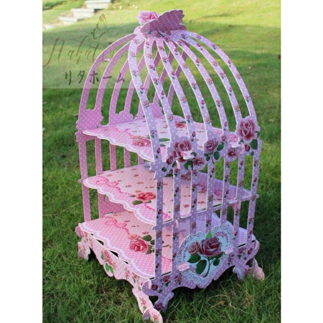 3段ケーキスタンドカップケーキ スタンド パルプ製 組立式 カップケーキスタンドの通販は 6,310円