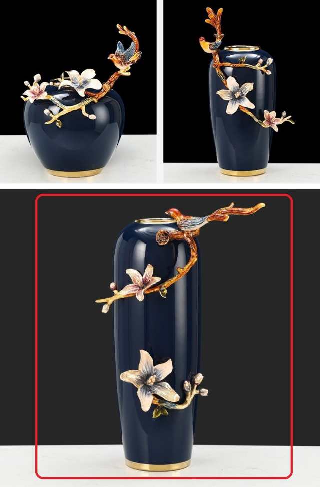 VA44-3花瓶 かびん 花器 花入れフラワーベース インテリア 雑貨 陶器.琺瑯-