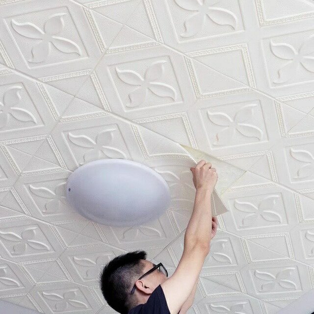 50枚 70cm×70cm 背景壁 3D立体レンガ模様壁紙 防水 汚い防止