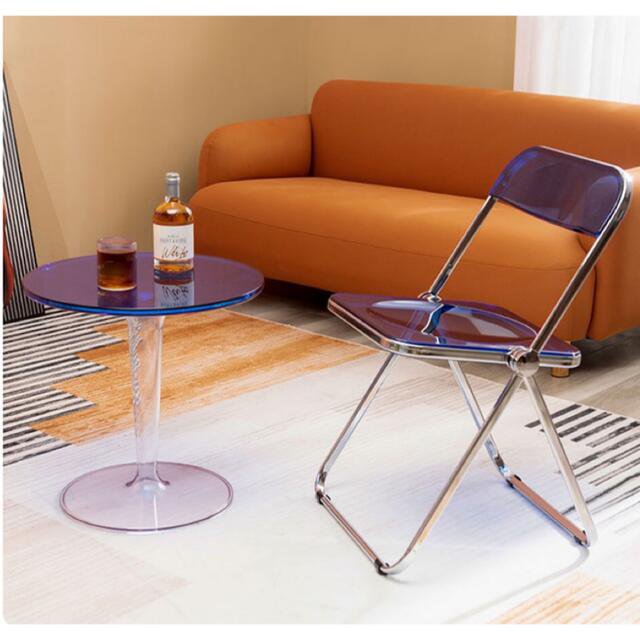 高級アクリルサイドテーブル コンソールテーブル玄関テーブル 花台 電話台