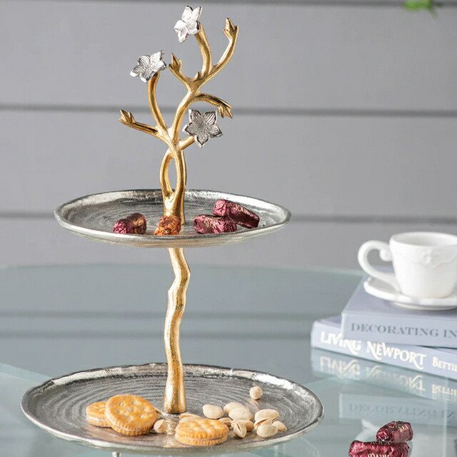 高級果物皿 盛り皿 お菓子皿、フルーツプレート 豪華 果物カゴ お菓子鉢