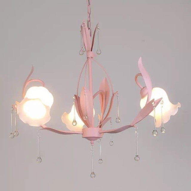 品質保証◆高級水晶ペンダントライト　洋風照明　陶器シャンデリア　北欧デザイン シーリングライト 天井照明 6灯