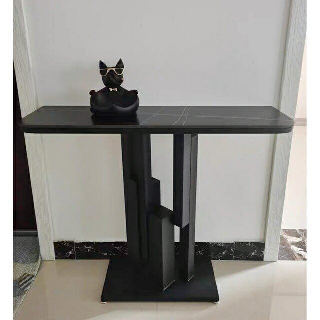 高級コンソールテーブル 人造大理石サイドテーブル 玄関テーブル 花台 植木鉢置きの通販は