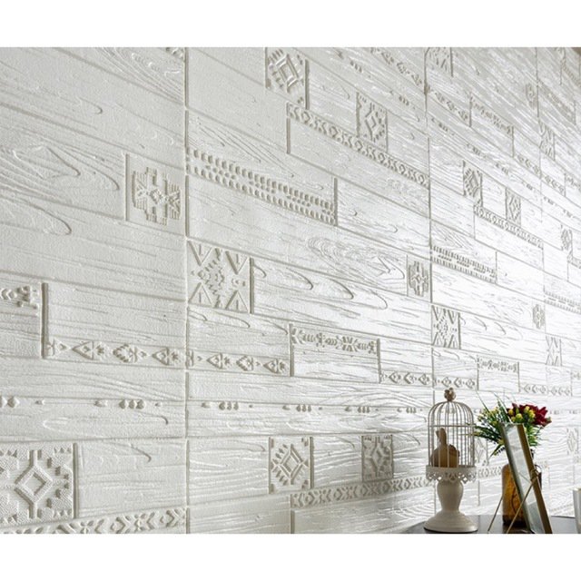 70cm×70cm 背景壁 ．3D立体レンガ模様壁紙 防水 汚い防止 カビ防止