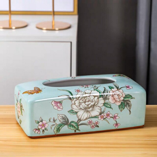 高級感のある ティッシュケース 陶器ティッシュボックス 人気