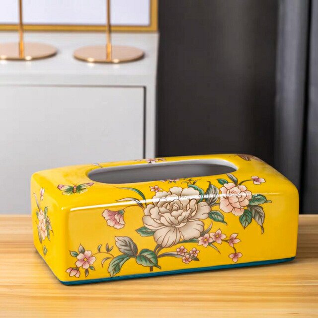 高級感のある ティッシュケース 陶器ティッシュボックス 価格