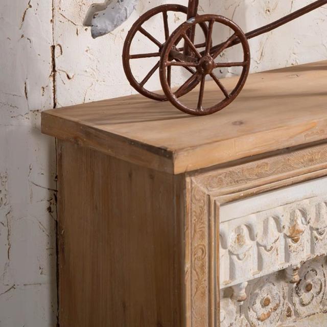 高級サイドテーブル コンソールテーブル 玄関テーブル花台 電話台 アンティーク調の通販は