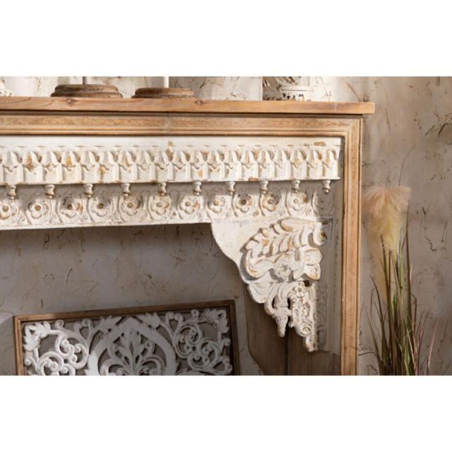 高級サイドテーブル コンソールテーブル 玄関テーブル花台 電話台 アンティーク調の通販は