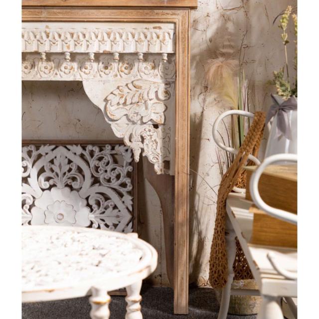 高級サイドテーブル コンソールテーブル 玄関テーブル花台 電話台 アンティーク調の通販は