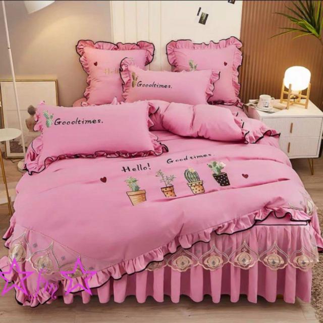 ワイドダブル ベッド用品4点セット ．寝具 ボックスシーツ 枕カバー掛け布団カバー ベッドカバー 別サイズありの通販は