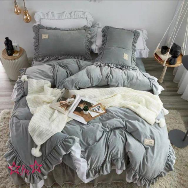 高級ワイドダブル ベッド用品4点セット ．寝具 ボックスシーツ 枕カバー掛け布団カバー ベッドカバー 別のサイズあり