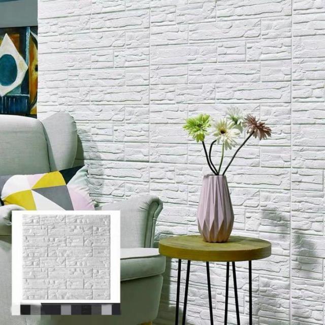 50枚 50枚 70cm×70cm 背景壁 3D立体レンガ模様壁紙 防水 汚い