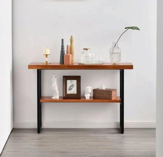 高級サイドテーブル ．電話台 コンソールテーブル 花台 玄関テーブル 植木鉢置き 幅80cm 色選択可能