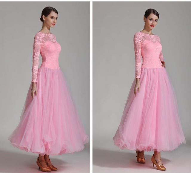 社交ダンス衣装 モダンダンス ワルツ専用ドレス レッスン着 ルンバ