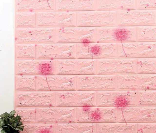 70cm×70cm 背景壁 3D立体レンガ模様壁紙 防水 汚い防止 カビ防止 エ-