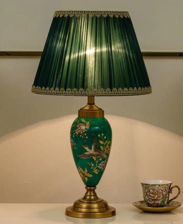 照明スタンドライト テーブルランプ デスクライト陶器卓上ステンド 高さ57cm