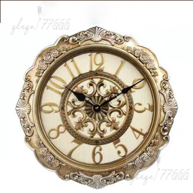 ヨーロッパ式豪華時計 壁掛け時計．静音．壁掛け時計