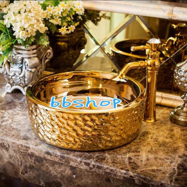 洗面ボール 高級洗面台 ．洗面ボウルセット 陶器 手水鉢 手洗器 手洗い鉢 洗面器 蛇口 排水金具付き