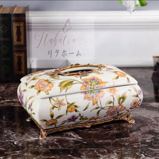 高級陶器 ティッシュケース テッシュボックス ティッシュカバー A001の通販は 39,798円