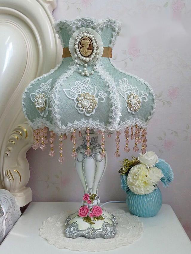 照明 スタンドライト テーブルランプ デスクライト姫系雑貨 花柄ローズ  