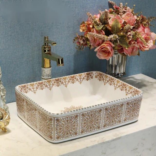 高級洗面台 洗面ボウルセット 洗面ボール 陶器 手水鉢 手洗器 手洗い鉢