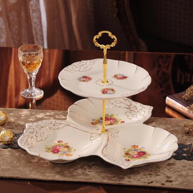 ケーキ スタンド プレート 2段セット ．アフタヌーンティー フルーツ トレー 皿 25,987円