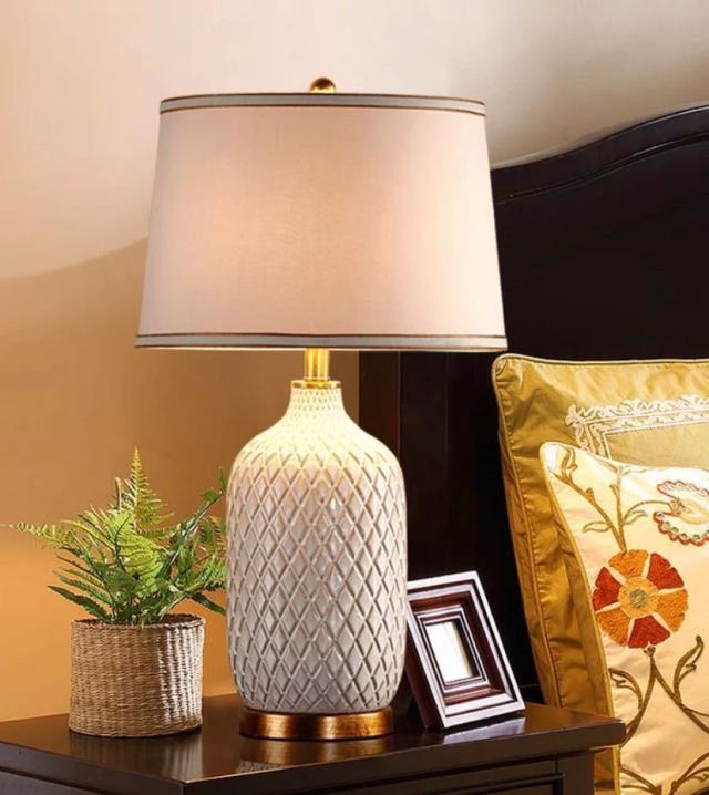 照明スタンドライト テーブルランプ デスクライト 卓上ステンド ．陶器