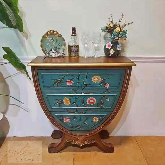 高級サイドテーブル コンソールテーブル洋タンス コンソールチェスト 玄関テーブル