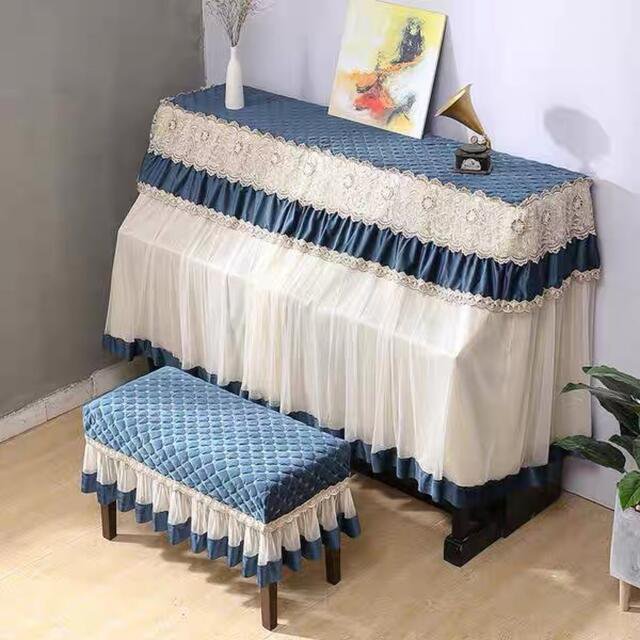 高級ピアノカバーと椅子カバー2点セット 防塵カバー