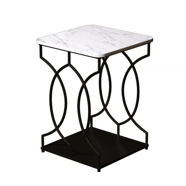 人造大理石ソファサイドシェルフ 寝室用テーブル コーヒーテーブル サイドテーブルの通販は