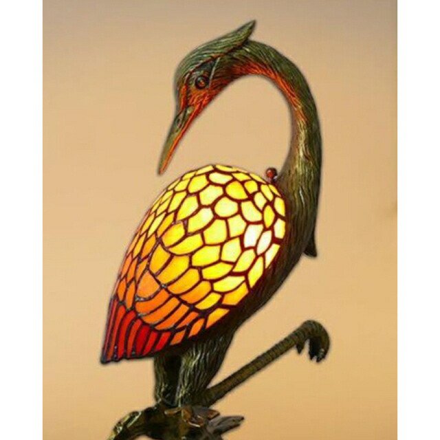 鳥形ステンドグラスランプ 卓上スタンド .豪華テーブルランプ 卓上照明の通販は 鳥形ステンドグラスランプ 卓上スタンド .豪華テーブルランプ 卓上照明の通販は