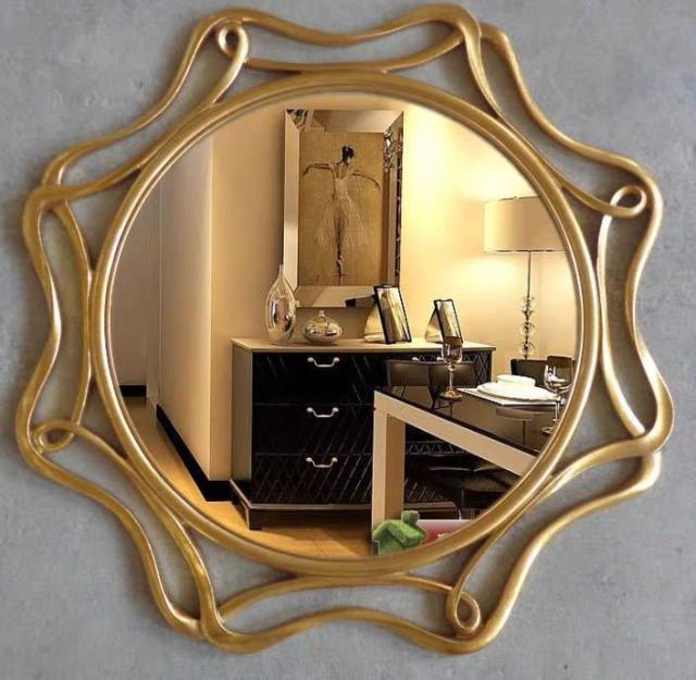 高級豪華鏡 アンティーク調 壁掛け鏡 壁掛け ．壁掛けミラー ウォールミラー 55cmの通販は 71,725円