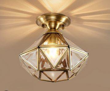 0820L16-3ペンダントライト．洋風照明 シャンデリア 北欧デザイン シーリングライト不可 天井照明.銅 1灯 電源直結タイプの通販は