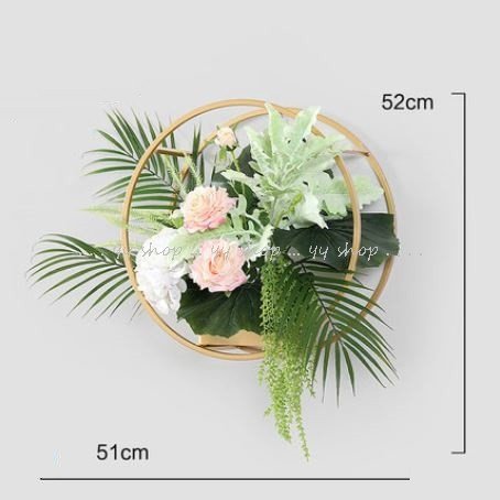 0920T12-5壁飾り 人工観葉植物 壁掛けインテリア ディスプレイ 壁掛けミックスグリーン 造花 壁掛け