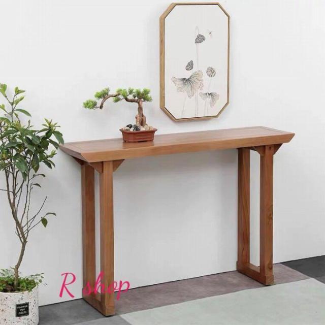 A 高級サイドテーブル ．コンソールテーブル 玄関テーブル 花台 電話台 アンティーク調デザイン 植木鉢置き 幅100cmの通販は