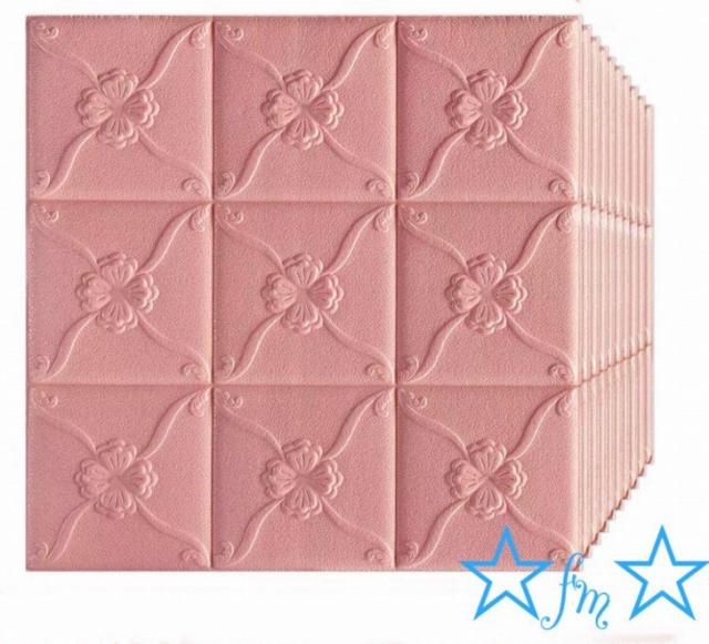 50枚 70cm×70cm 背景壁 3D立体レンガ模様壁紙 ．防水 汚い防止 カビ