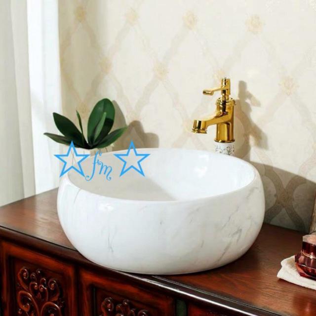 高級洗面台 洗面ボウルセット． 洗面ボール 陶器 手水鉢 ．手洗器
