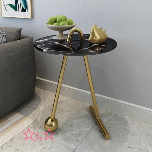 飾り台 人造大理石ローテーブル リビングテーブル センターテーブル サイドテーブル ミニテーブル 高級寝室用テーブルの通販は