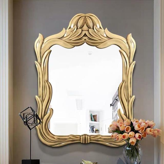 壁掛け鏡 壁掛け 壁掛けミラー ウォールミラ 70x100cm 高級豪華鏡 アンティーク調の通販は 100,832円