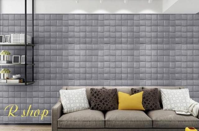 50枚 70cm×70cm 背景壁 ．3D立体レンガ模様壁紙 防水 汚い防止 カビ