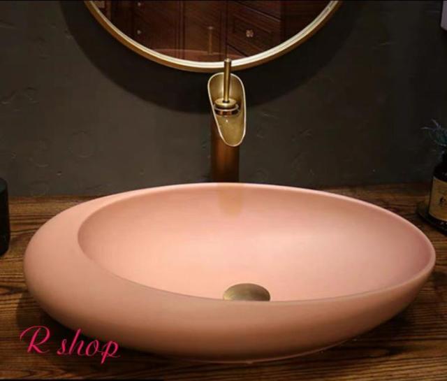 高級洗面台 洗面ボウルセット ．洗面ボール 陶器 手水鉢 ．手洗器 手洗い鉢 洗面器 蛇口 排水金具付き