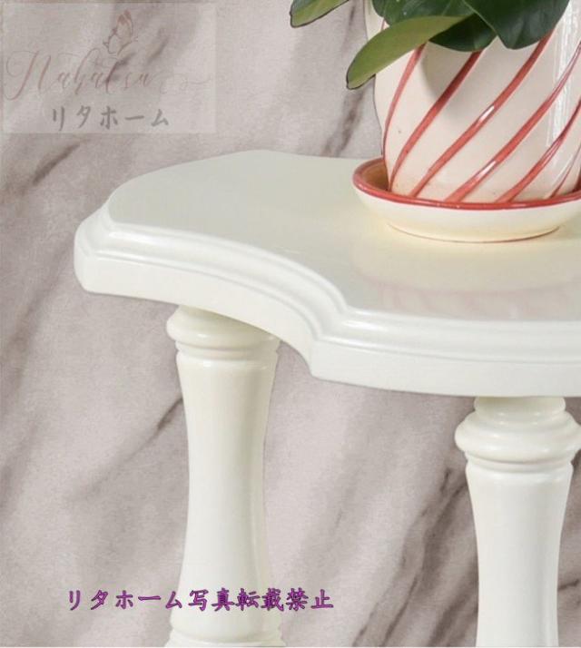 高級サイドテーブル 電話台 コンソールテーブル 花台．玄関テーブル