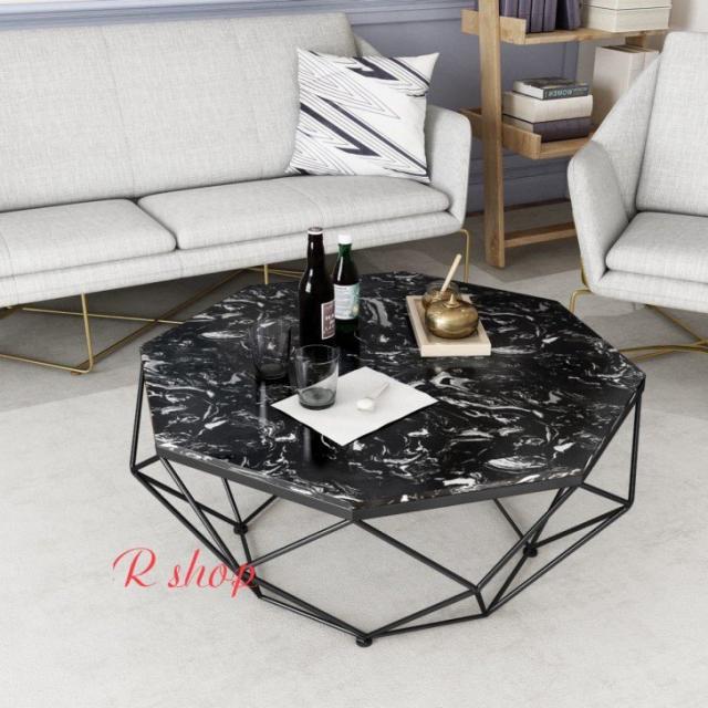 高級人造大理石ローテーブル センターテーブル ．テーブル 北欧風サイドテーブル コーヒーテーブル 幅87cmの通販は