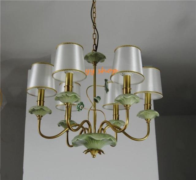 シャンデリ 6灯 LED 鳥型電球 リモコン付 シャンデリア 6畳 6灯