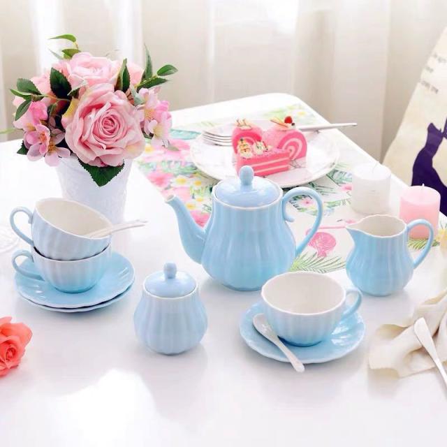ティー・コーヒーカップセット カップ＆ソーサー6客セット 陶磁器ティーセット
