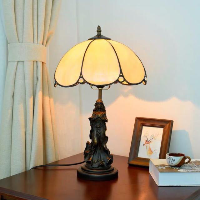 ステンドグラスランプ 卓上スタンド 豪華テーブルランプ 卓上照明 高級