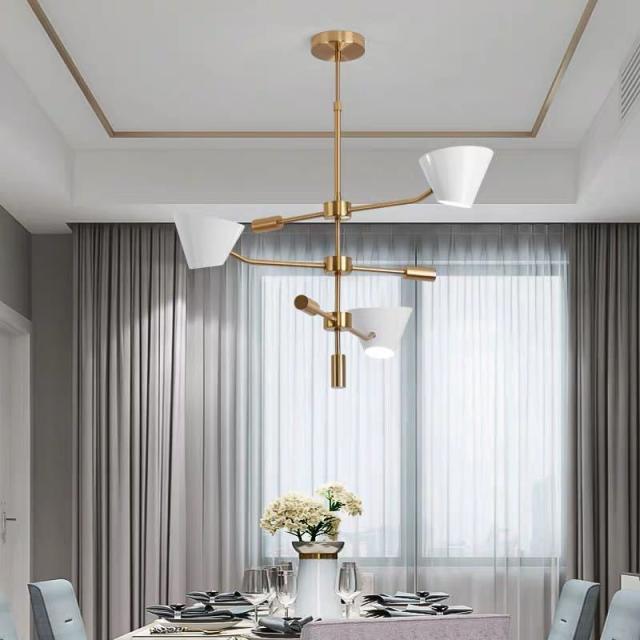 高級ペンダントライト．洋風照明 シャンデリア 北欧デザイン シーリングライト不可 天井照明 3灯 電源直結タイプ